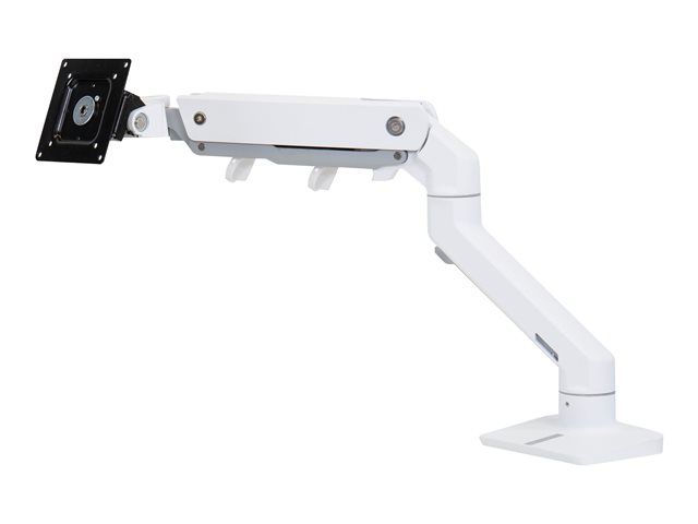 Ergotron HX - Mounting kit (articulating arm, desk clamp mount, extender arm, grommet mount, HD pivot) - Constant Force Technology - for LCD display/ curved LCD display - white - screen size: up to 49\"