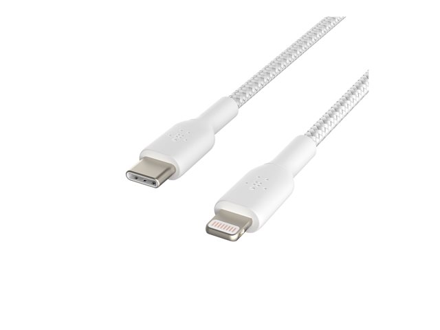 Belkin BoostCharge - Lightning cable - 24 pin USB-C male to Lightning male - 2 m 