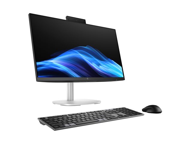 HP EliteStudio 8 G1i AIO NON-TOUCH Intel Core Ultra7 265, SSD 512G 2280 PCIe NVMe Value, RAM 16GB (1x16GB) DDR5 5600, W11 Pro64, 1Yr Warranty|3Yr Service Extension Next Business Day Onsite / 1Yr Wolf Pro Security, 23.8in Display, be+BT, Webcam, KBD H