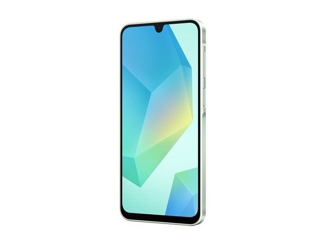 Samsung Galaxy A16 - 4G smartphone - dual-SIM - RAM 4 GB / Internal Memory 128 GB - microSD slot - OLED display - 6.7\" - 2340 x 1080 pixels (90 Hz) - 3x rear cameras 50 MP, 5 MP, 2 MP - front camera 13 MP - light green