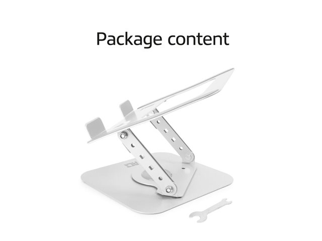 Draaibare laptopstandaard. 1 stk
