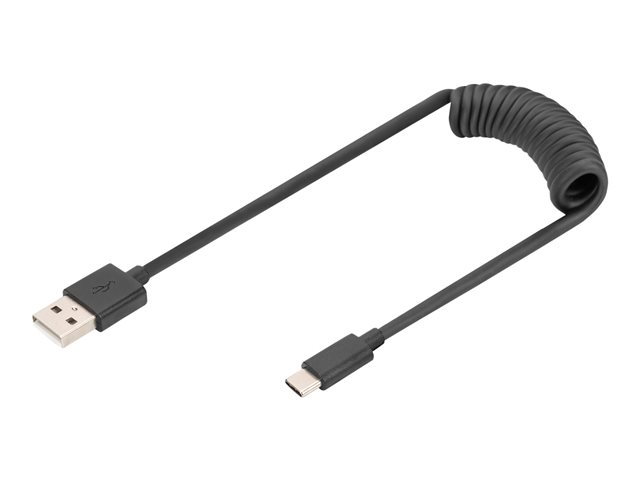 USB I TypeA to USB I Type C Spring cable