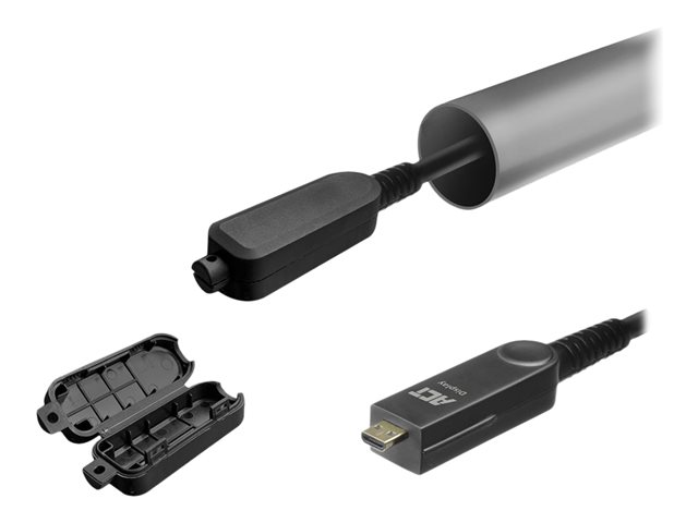 High Speed - HDMI-kabel - HDMI male naar HDMI male afneembaar - 30 m - glasvezel - zwart - Active Optical Cable (AOC), ondersteunt 4K60Hz (3840 x 2160)