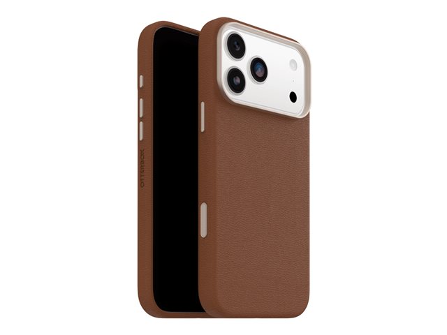 OtterBox Symmetry Cactus Leather Camera Control Apple iPhone 17 Pro Max Desert Saddle - brown