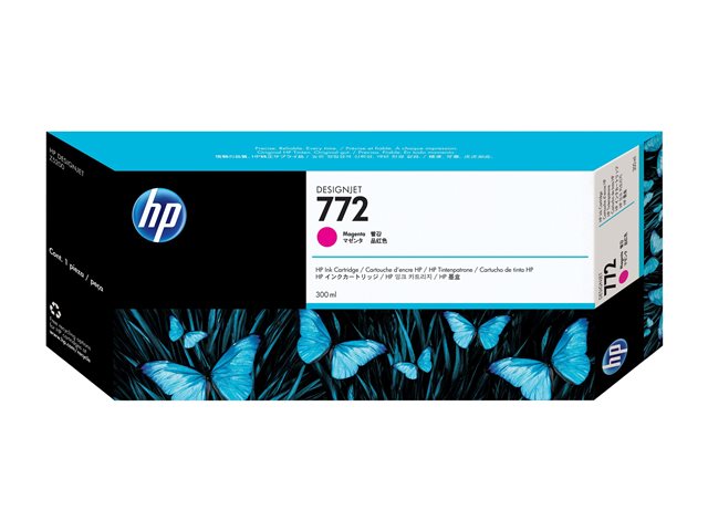 HP 772 - 300 ml - magenta - original - DesignJet - ink cartridge - for DesignJet HD Pro MFP, Z5200, Z5200 PostScript, Z5400 PostScript ePrinter