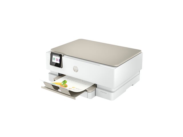 HP ENVY Inspire 7220e All-in-One - Multifunction printer - colour - ink-jet - 216 x 297 mm (original) - A4/Legal (media) - up to 13 ppm (copying) - up to 15 ppm (printing) - 125 sheets - USB 2.0, Wi-Fi(ac), Bluetooth - portobello - with HP 1 Year Ext
