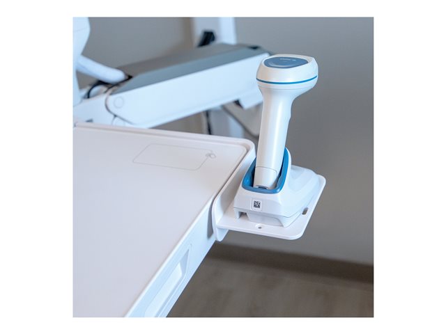 Ergotron - Mounting component (bracket with shelf, adapter bar) - for barcode scanner - wireless - white - tray mountable - for Code CR2700, Reader 2600, Reader CR2700, Datalogic Gryphon GM4400 2D, Zebra DS8178