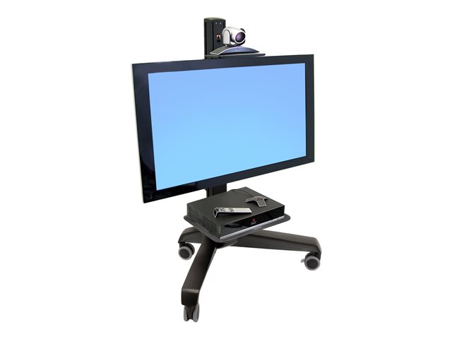Ergotron Neo-Flex Mobile MediaCenter LD - Cart - Constant Force Technology - for LCD display - aluminium, steel, ABS plastic, zinc alloy, composite plastic - black - screen size: 27\"-60\"