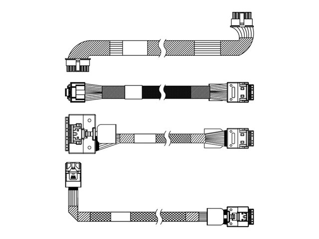 ThinkSystem SR630 V3 4x2.5\" SAS/SATA Backplane Cable Kit