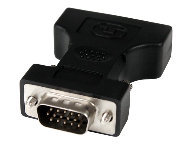 StarTech.com DVI to VGA Cable Adapter - Black - F/M (DVIVGAFMBK) - VGA adapter - DVI-I (F) to HD-15 (VGA) (M) - black - for P/N: BNDDKT30CAHV, USB31GEVG, USB3SMDOCKHV