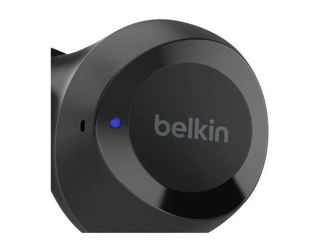 Belkin SoundForm Bolt - True wireless earphones with mic - in-ear - Bluetooth - black - for Apple iPhone 14, 14 Plus, 14 Pro, 14 Pro Max, Samsung Galaxy S22 5G, S22 Ultra 5G, S22+ 5G