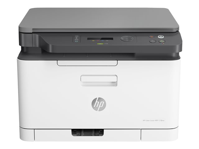 HP Color Laser MFP 178nw - Multifunction printer - colour - laser - A4 (210 x 297 mm) (original) - A4/Letter (media) - up to 18 ppm (copying) - up to 18 ppm (printing) - 150 sheets - USB 2.0, LAN, Wi-Fi(n)