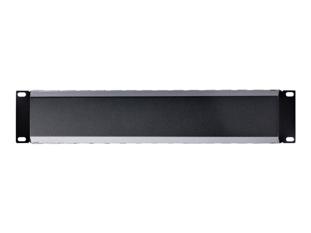 StarTech.com Server Rack Cable Management - 2U Horizontal - Cable Duct Raceway Panel with Cover (CMDUCT2U2) - Rack cable management panel - black - 2U - 19"