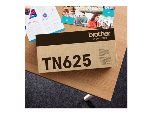 TN-625C Cyan Toner Cartridge. Prints 180