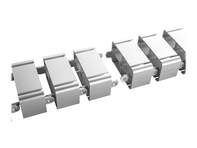FLEX. CABLE ROUTING ADJ. LENGTH CABLE MANAGEMENT SPINE SILVER