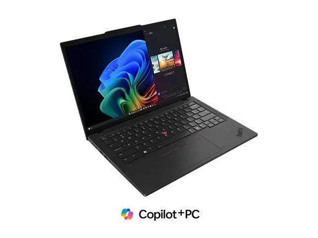 Lenovo ThinkPad T14 Gen 6 21QG - Copilot+ PC - 180-degree hinge design - Intel Core Ultra 5 - 226V / up to 4.5 GHz - Win 11 Pro - Arc Graphics 130V - 16 GB RAM - 512 GB SSD TCG Opal Encryption 2, NVMe - 14\" IPS 1920 x 1200 - Gigabit Ethernet - Wi-Fi 7, Bluetooth - 5G upgradable - black - kbd: English - Europe - with 1 Year Lenovo Premier Support, CO2 Offset 0.5 ton (2nd Gen)