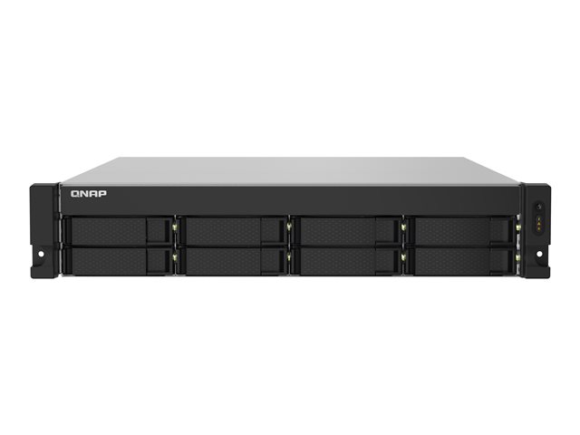QNAP TS-832PXU - NAS server - 8 bays - rack-mountable - SATA 6Gb/s - RAID RAID 0, 1, 5, 6, 10, 50, 60, JBOD - RAM 4 GB - Gigabit Ethernet / 2.5 Gigabit Ethernet / 10 Gigabit Ethernet - iSCSI support - 2U