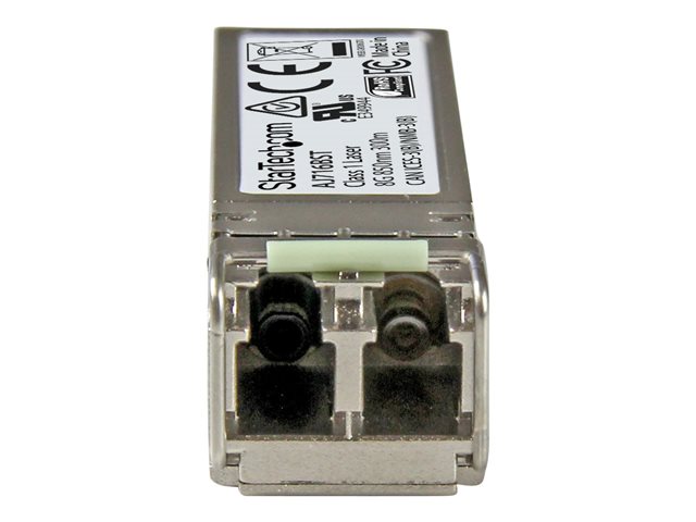StarTech.com HPE AJ716B Compatible SFP+ Module, 8G Fiber Channel SW, 8GbE Multi Mode (MMF) Fiber Optic Transceiver, LC Connector, 300m, 850nm, DDM, HPE SN4000, SN6500, SN8600B, Mini GBIC - Lifetime Warranty (AJ716BST) - SFP+ transceiver module (equivalent to: HP AJ716B) - 2Gb Fibre Channel (SW), 4Gb Fibre Channel (SW), 8Gb Fibre Channel (SW) - Fibre Channel - LC multi-mode - up to 300 m - 850 nm