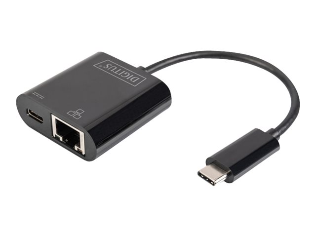 USB-Type-C Gigabit Ethernet Adapter + PD