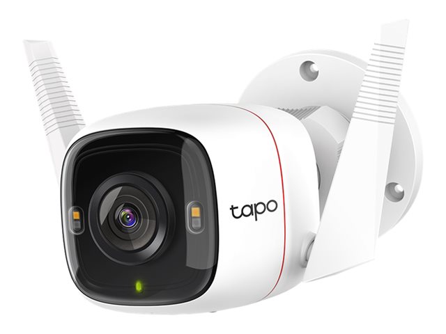 Tapo C320WS V1 - Network surveillance camera - outdoor - dustproof / weatherproof - colour (Day&Night) - 4 MP - 2560 x 1440 - 1440p - fixed focal - audio - wireless - Wi-Fi - GbE - H.264 - DC 9 V
