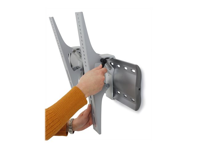 Ergotron TM Tilting Wall Mount - Mounting kit (wall plate, fasteners, 2 brackets) - Constant Force Technology - for flat panel - steel, extruded aluminium - silver - screen size: 32\"-120\"