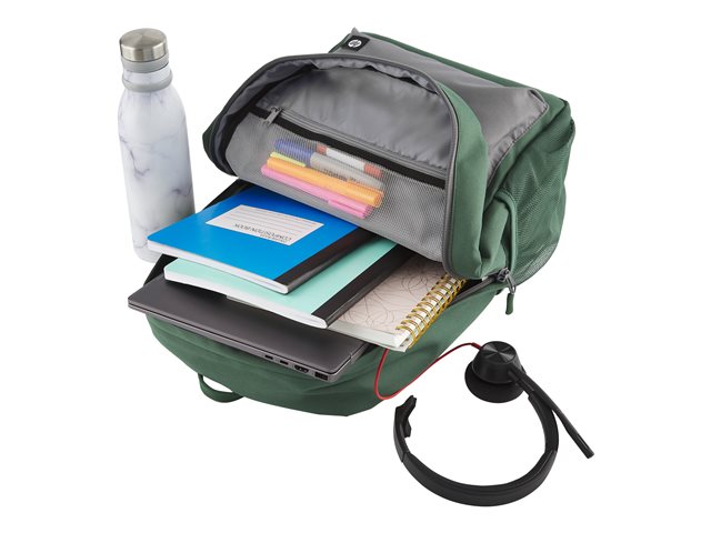HP - Campus - notebook carrying backpack - 15.6\" - grey, green