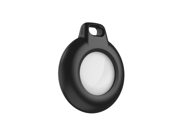 Belkin - Case for airtag - key ring - plastic - black (pack of 4) - for Apple AirTag