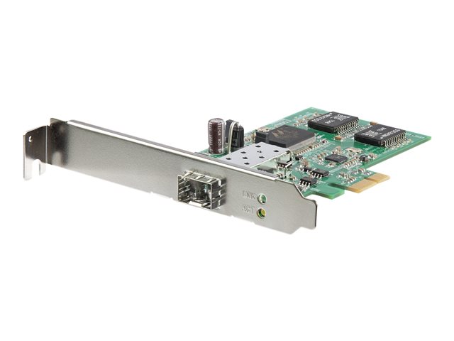 StarTech.com PCI Express Gigabit Ethernet Fiber Network Card w/ Open SFP - PCIe GbE SFP Network Card Adapter NIC - Fiber Optic SFP Adapter (PEX1000SFP2) - Network adapter - PCIe low profile - 1GbE - 1000Base-LX, 1000Base-SX - for P/N: GLCLHSMDSTTA, GLCSXMMDST, GLCSXMMDSTT, GLCTEST, MASFP1GBTXST, SFP1GELXST