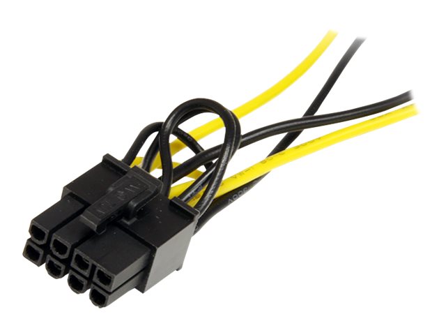 StarTech.com 6in SATA Power to 8 Pin PCI Express Video Card Power Cable Adapter - SATA to 8 pin PCIe power - Power cable - SATA power (M) to 8 pin PCIe power (M) - 15 cm