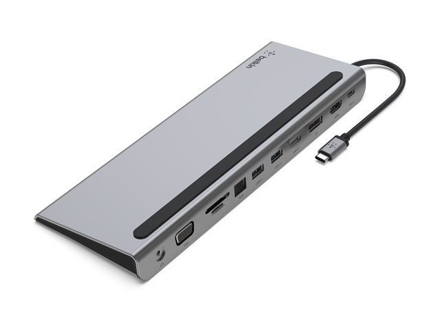 Belkin CONNECT 11-in-1 - Multiport dock - USB-C - VGA, HDMI, DP - 1GbE