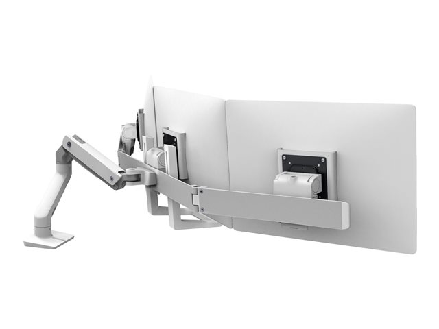 Ergotron HX - Mounting component (handle, 3 pivots, triple hinged bow) - for 3 LCD displays - white - screen size: up to 24\" - arm mountable - for P/N: 45-475-216