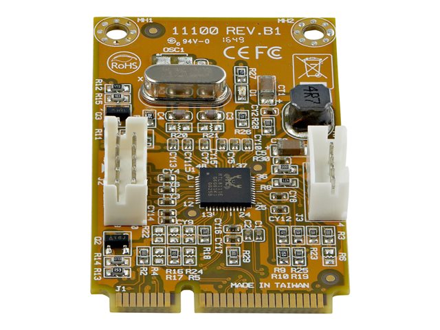 StarTech.com Mini PCIe Card - 10/100/1000Mbps RJ45 Port - IEEE 802.3 - Jumbo Frame - Network Card (ST1000SMPEX) - Network adapter - PCIe Mini Card - Gigabit Ethernet