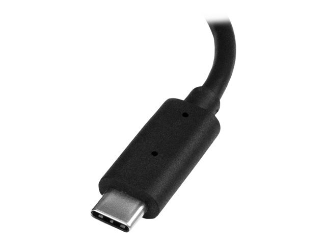 StarTech.com USB-C to VGA Adapter - 1920x1200 - USB C Adapter - USB Type C to VGA Monitor / Projector Adapter (CDP2VGASA) - External video adapter - USB-C - D-Sub