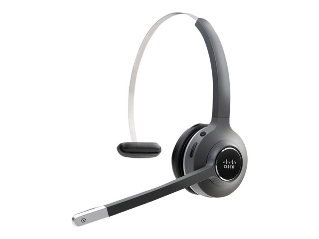 Cisco 561 Wireless Single - Headset - on-ear - convertible - DECT 6.0 - wireless - with Multibase Station - for Webex Board 55, Board 70, Board 85, Codec Pro - No Radio, Room 55, Room 70, Room Kit Mini