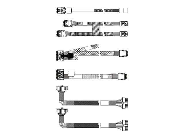 ThinkSystem SR645 V3 Gen4 10x2.5\" AnyBay Backplane SAS/SATA Cable Option Kit