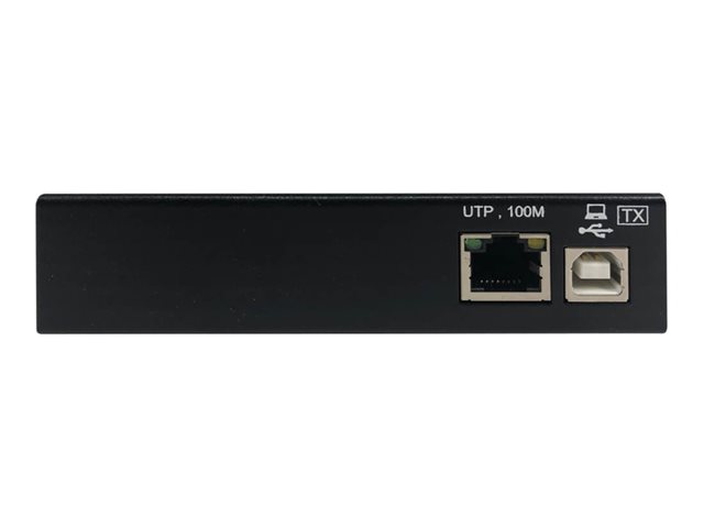 Tripp Lite USB over Cat6 Extender 4-Port Industrial, ESD Protection, PoC - USB 2.0, Mountable, 330 ft., TAA - USB extender - USB, USB 2.0 - over CAT 6 - up to 100 m - TAA Compliant