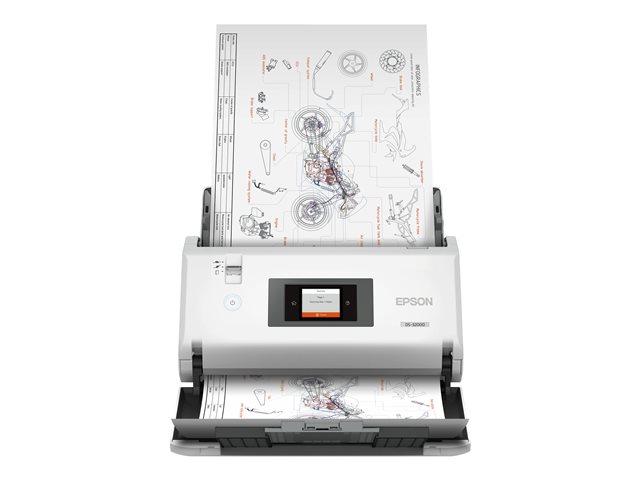 Epson WorkForce DS-32000 - Document scanner - Contact Image Sensor (CIS) - Duplex - A3 - 600 dpi x 600 dpi - up to 90 ppm (mono) / up to 90 ppm (colour) - ADF (120 sheets) - up to 40000 scans per day - USB 3.0