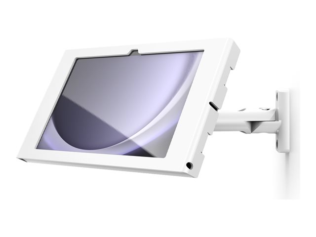Compulocks Galaxy Tab A9+ Apex Enclosure Swing Wall Mount - Mounting kit (stand, enclosure, wall mount) - for tablet - swing - lockable - metal frame - white - wall-mountable - for Samsung Galaxy Tab A9+