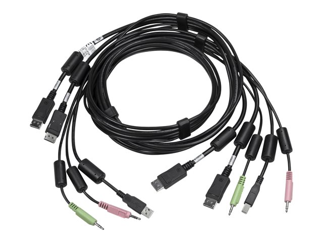 CABLE 2-DISPLAYPORT/1-USB/2-AUDIO 6FT