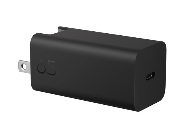 HP GaN Wall Charger - USB-C power adapter - AC 115/230 V - 65 watt - Europe - black