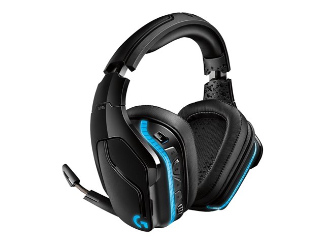 Logitech Gaming Headset G935 - Headset - 7.1 channel - full size - 2.4 GHz - wireless - 3.5 mm jack - black, blue