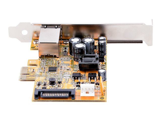 StarTech.com 1 Port 2.5Gbps PoE Network Card, PCIe Ethernet Card w/RJ45 Port, 30W 802.3at PoE NIC for Desktops/Servers, Network PoE LAN Adapter w/Low-Profile Bracket Included - NBASE-T, Windows/Linux Support (ST1000PEXPSE) - Network adapter - PCIe 2.1 low profile - 2.5GBase-T (PoE+) x 1