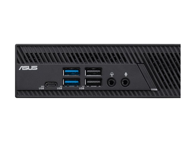ASUS PB63 B3014MH - Mini PC Core i3 13100 / up to 4.5 GHz - RAM 8 GB - SSD 256 GB - UHD Graphics 730 - IEEE 802.11ax (Wi-Fi 6E), Bluetooth 5.2, Gigabit Ethernet - no OS - monitor: none - black