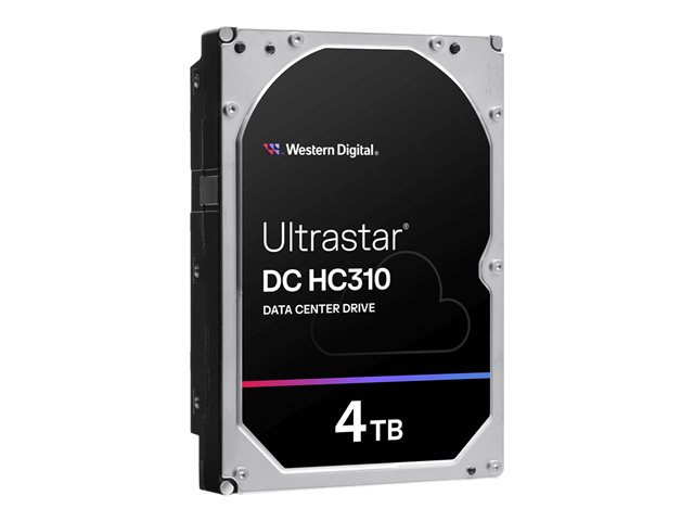 WD Ultrastar DC HC310 HUS726T4TALE6L4 - Hard drive - 4 TB - internal - 3.5\" - SATA 6Gb/s - 7200 rpm - buffer: 256 MB