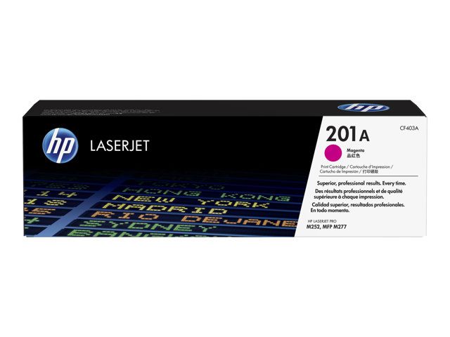 HP 201A - Magenta - original - LaserJet - toner cartridge (CF403A) - for Color LaserJet Pro M252dn, M252dw, M252n, MFP M274n, MFP M277c6, MFP M277dw, MFP M277n