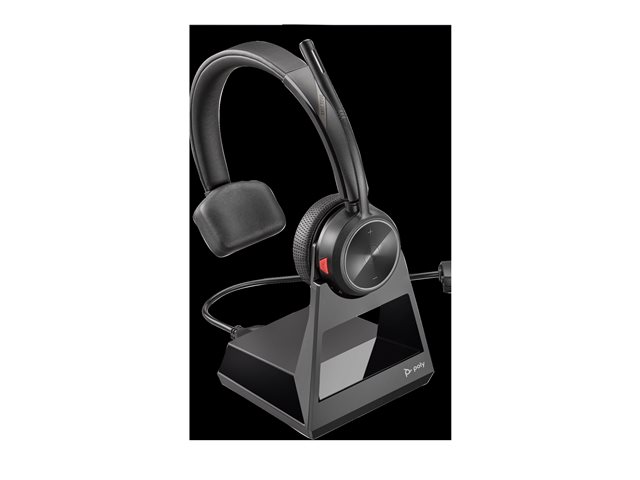 Poly Savi 7210 Office DECT 1880-1900 MHz Single Ear Headset EMEA - INTL English - Euro plug - Replaces Poly SKU 213010-02
