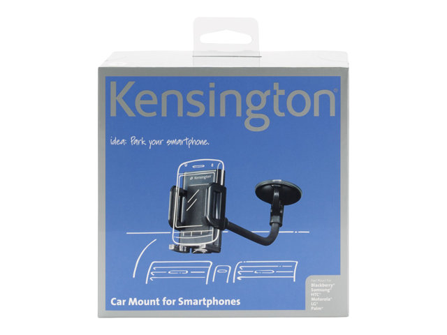 Kensington Windshield/Vent Car Mount for Smartphones - Car holder for mobile phone