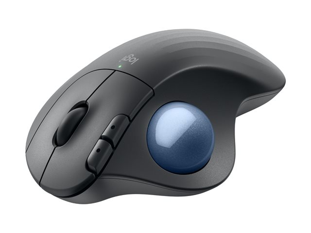 Logitech Ergo Series ERGO M575S - Trackball - ergonomic - optical - 5 buttons - wireless - Bluetooth, 2.4 GHz - Logitech Logi Bolt USB receiver - graphite