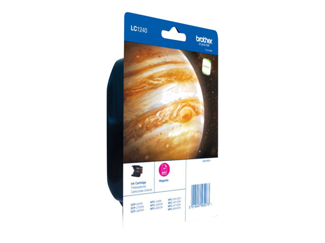 Brother LC1240MBP - Magenta - original - blister - ink cartridge - for Brother DCP-J525, J725, J925, MFC-J430, J5910, J625, J6510, J6710, J6910, J825