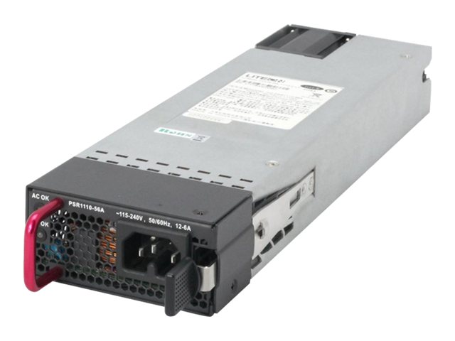 HPE X362 - Power supply - hot-plug / redundant (plug-in module) - AC 115-240 V - 1110 Watt - Europe - for HPE 5130 24, 5130 48, 5500-24, 5500-48, 5510 24, 5510 48, FlexNetwork 5510 24, 5510 48